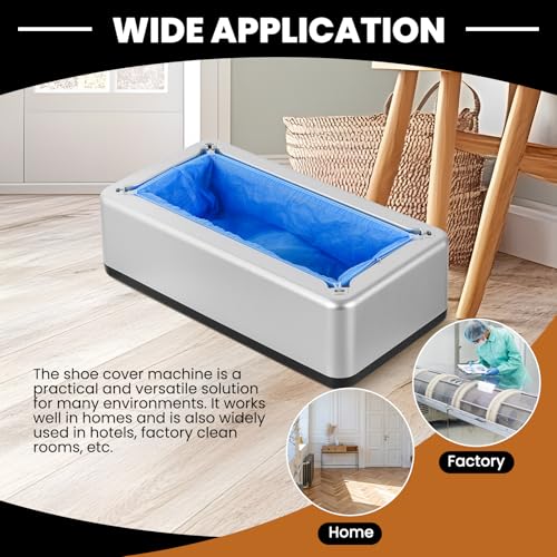 FLKQC Automatic Shoe Cover Dispenser with 100 Non-Woven Shoe Covers by FLKQC - Used condition - Image 6