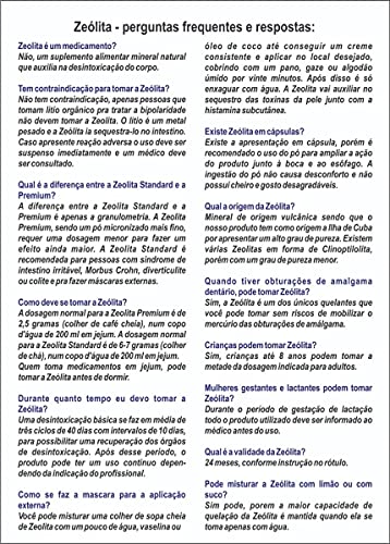 Combo 3 Zeolita Premium 100gr Potencializada Mineral Natural Detox Completo