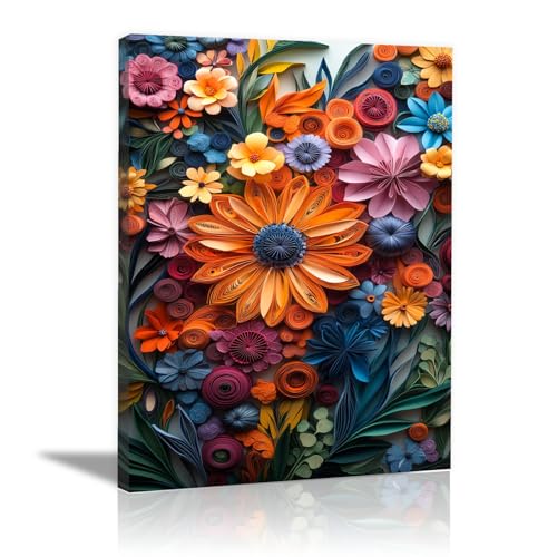Photo sur toile marguerites et fleurs sauvages pour un intérieur cocooning