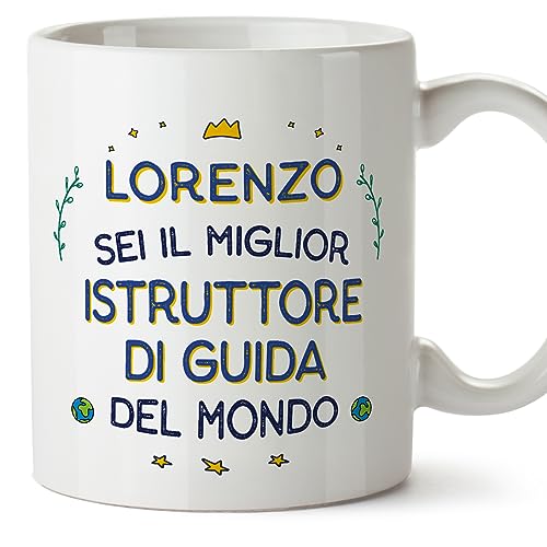 Mugffins Tazza Personalizzata in ceramica per ISTRUTTORE DI GUIDA uomo