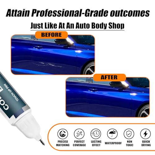 Image of Still Night Pearl(B-575P) Touch Up Paint Compatible with Honda, Car Paint Pen Scratch Repair Two-In-One Touch Up Paint, Premium Car Scratch Remover for Deep Scratches