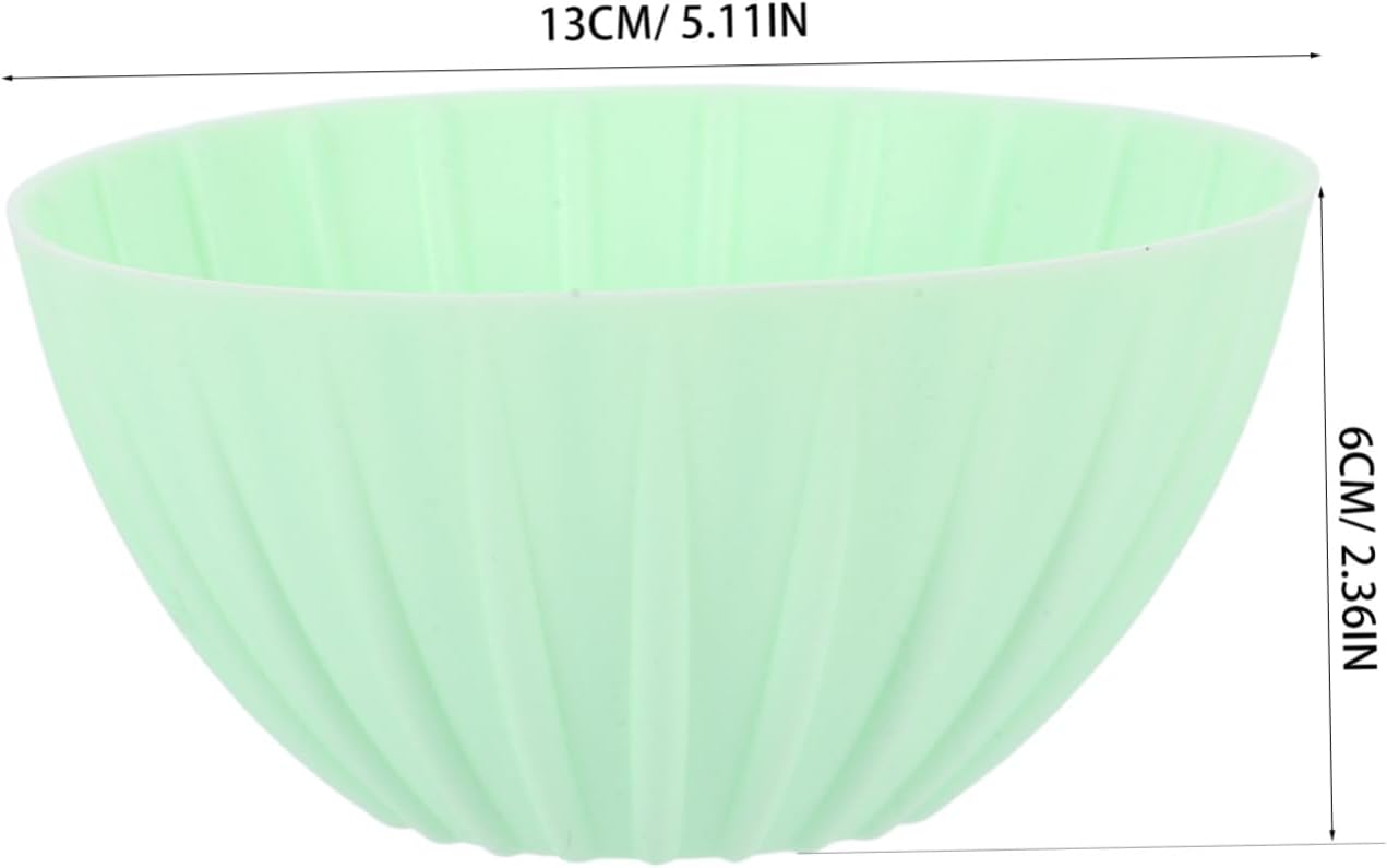 Luxshiny 10pcs Silicone Bread Proofing Baskets Set Food Grade Banneton Dough Bowls for Sourdough Baking Stackable and Easy to Clean Bread Baking Supplies Compact Kitchen Storage