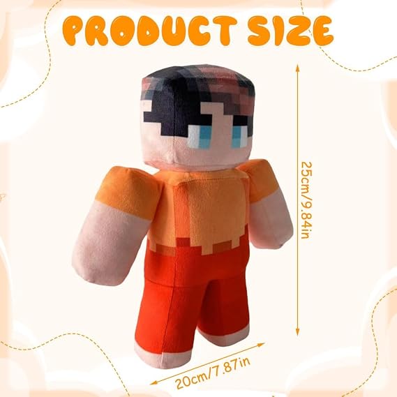 Milo Plushie, Milo Stuffed Toy, Cartoon Game Plush Toys, Cute Stuffed Plushie Doll Figure Pillow for Room Decor for Video Game Fans (Chip)