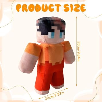 Milo Plushie, Milo Stuffed Toy, Cartoon Game Plush Toys, Cute Stuffed Plushie Doll Figure Pillow for Room Decor for Video Game Fans (Chip)