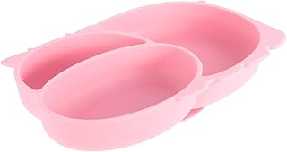 TOYANDONA 1Pc Placa De Silicone Do Bebê Utensílio De Silicone Resto Crianças Placa Talheres Do Bebê Sucção De Silicone Placa De Bebê Sucção Do Bebê Prato De Jantar Recipiente De Sílica Gel