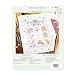 Bucilla Stamped Cross Stitch Crib Cover Kit, 34 by 43-Inch, 40787 Babies are Precious
