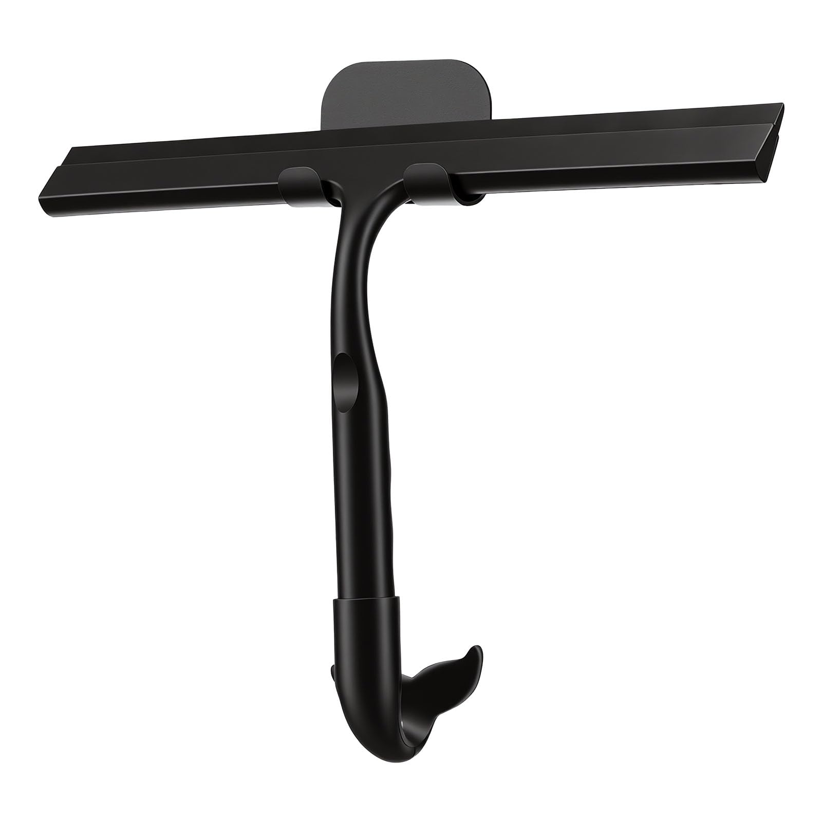 Shower Squeegee, Silicone Window Glass Shower Cleaner with Built-in Hook, Streak-Free Showers Scraper for Bathroom, Mirrors, Windows, Cars, Tiles, Kitchen(With hanger)
