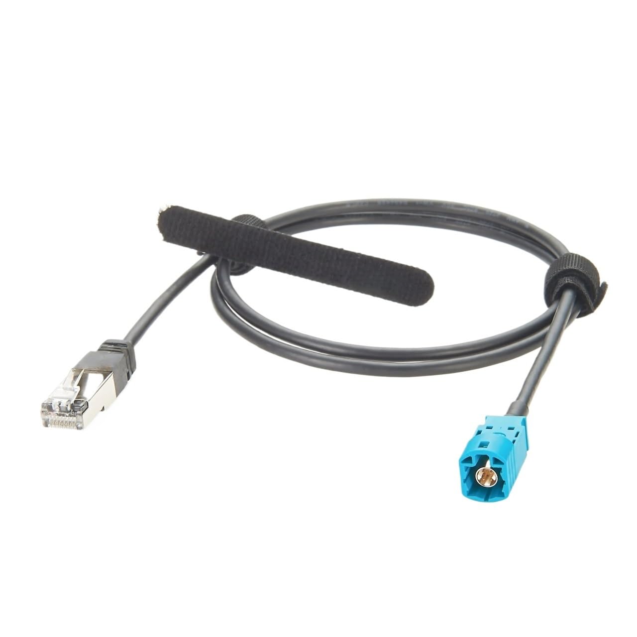 sjgqwt HSD 4-pinowy Z męski na RJ45 8P8C męski kabel sieciowy CAT5E ekranowany samochodowy kabel Ethernet RJ45 do HSD LVDS do motoryzacji (10 szt.)