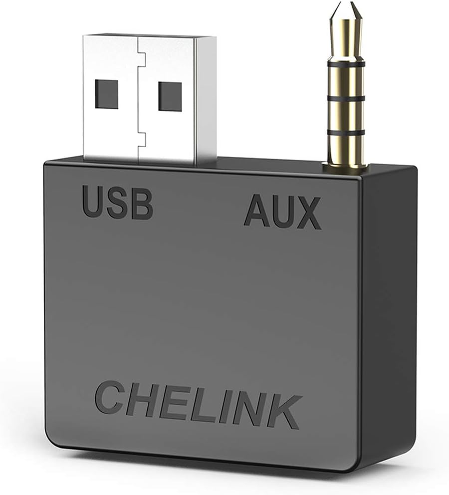 Audio Bluetooth Transmitter/Receiver, Car Aux Adapter for Music Streaming Sound System, Fit K-I-A, H-yundai Car Stereo Compatible for i7 X XS Max XR 8Plus 5 6 i-Pad Smartphone