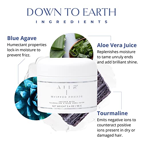 Aiir Whipped Pomade - Hair Pomade For Women, Whipped Hair Texturizer, Light Whipped Hair Paste For A Soft, Piecey Texture, Tames Flyway's - 3.4 Oz #TOP3