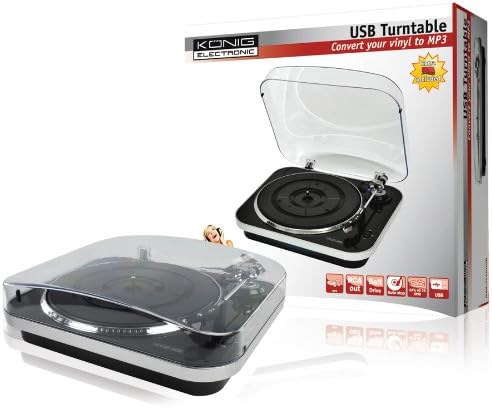 Konig USB Turntable HAV-TT20USB (UK Model)
