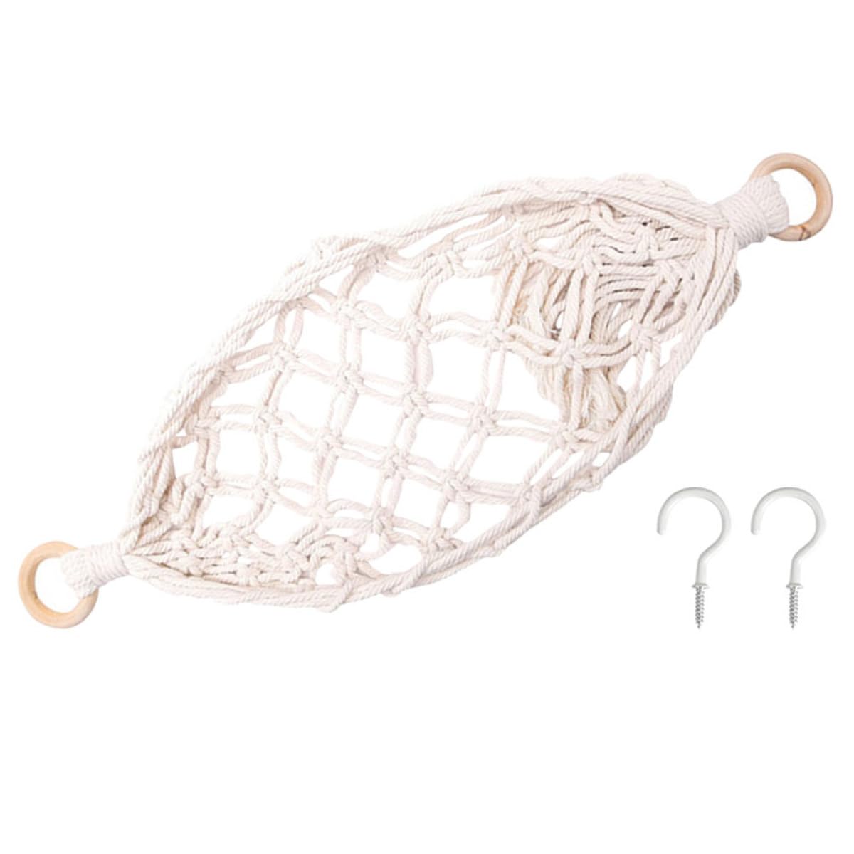 Cesta colgante de algodón organizador resistente de frutas para cocina