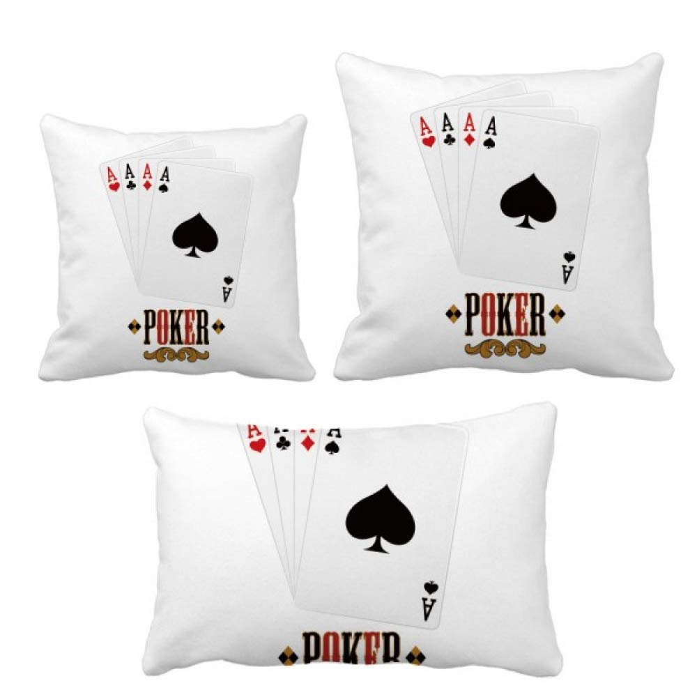 Housse de coussin en forme de cœur au motif club de diamants à offrir pour le salon