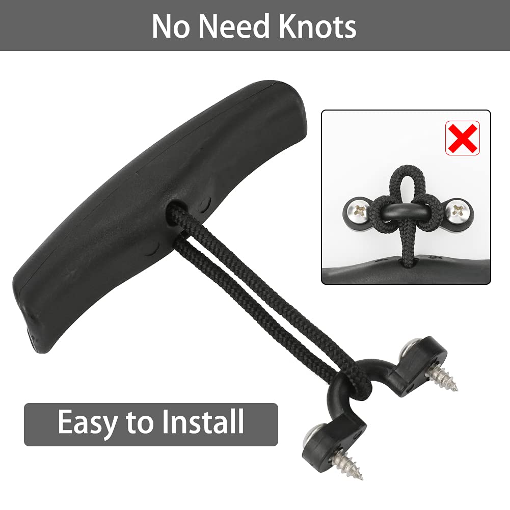 4er-Set Kajak Tragegriffe – Rutschfeste PVC-Griffe Für Boote, Kanus & Gepäck (schwarz) 4er-Set Kajak Tragegriffe – Rutschfeste PVC-Griffe Für Boote, Kanus & Gepäck (schwarz)