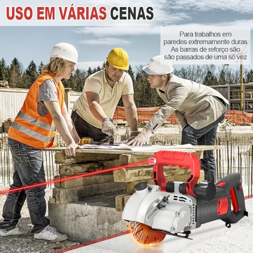 Serra Circular, Serra Mármore, Cortador de Parede 4800w 110v