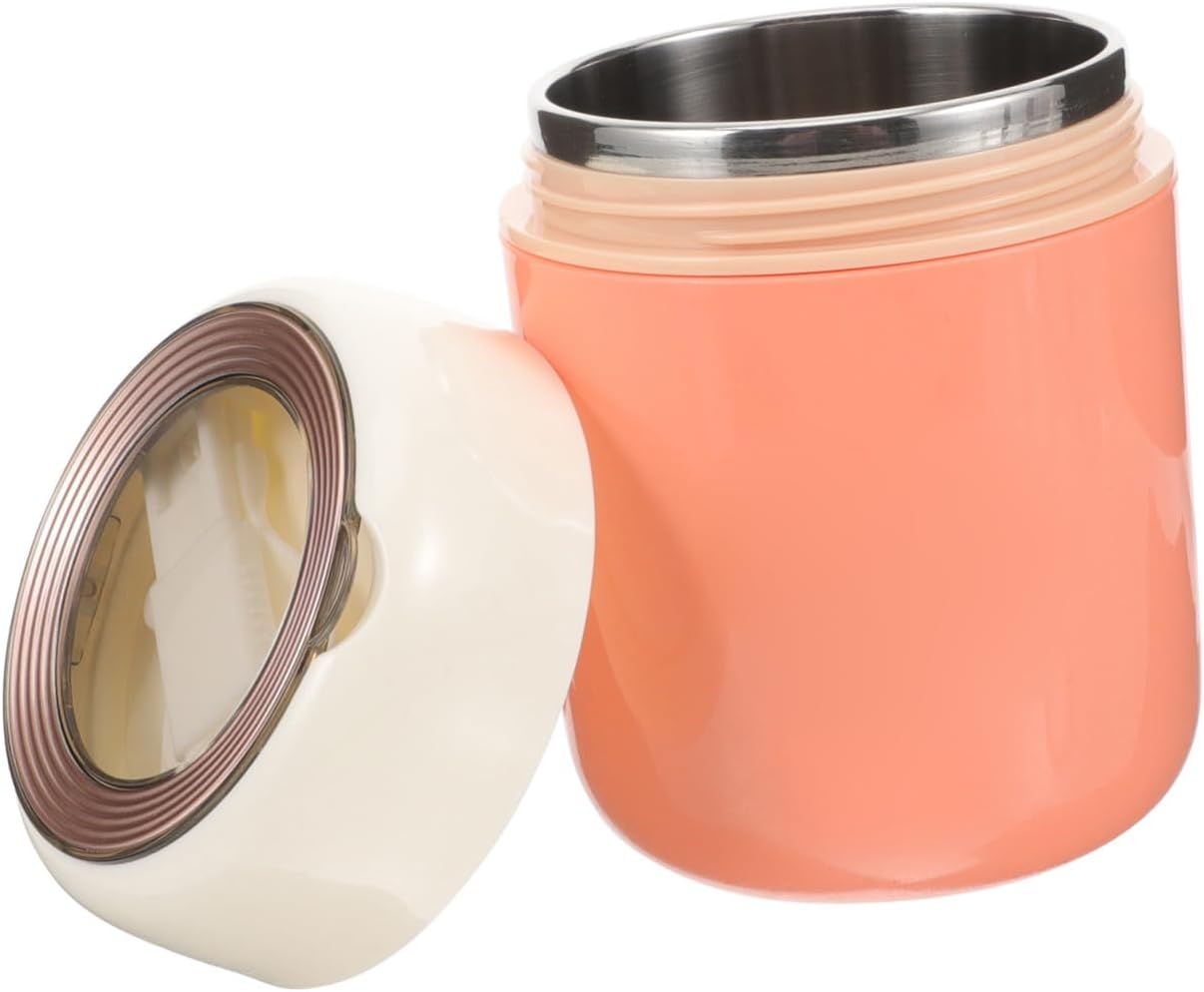 Insulated Soup Cup Portable Thermal Food Container for Breakfast Porridge and Soup Easy-clean Design for Travel and Daily Use