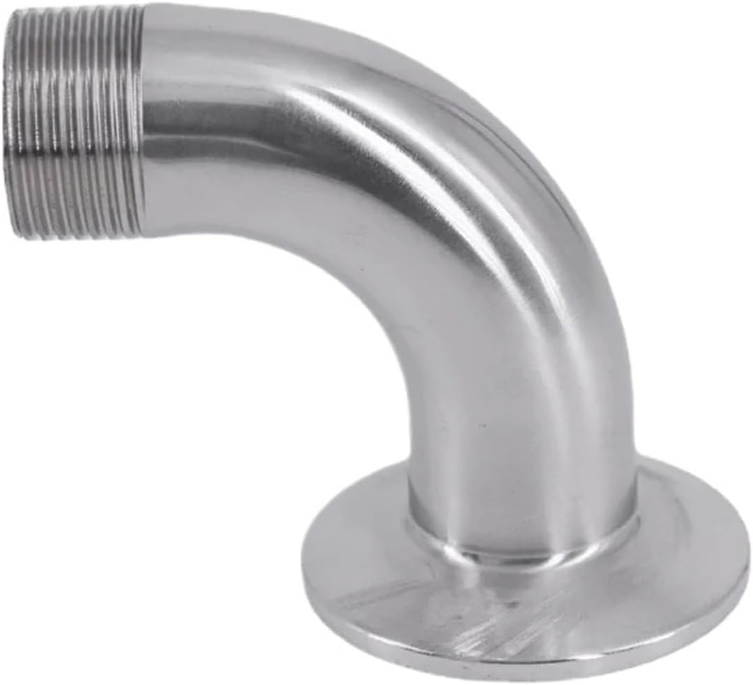 1/2" 3/4" 1" 1-1/4" 2" BSPT Male x 1.5" 2" 2.5" Tri Clamp 90 Degree Elbow SUS304 Sanitary Fitting Homebrew (Color : DN40 K64mm, Size : Female)