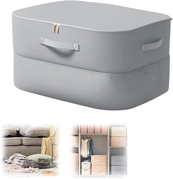 2026 New 3-Layer Ultra Space Saving Self Compression Organizer, Multifunctional Large Capacity Heavy Duty Storage Bag, Premium Comforter Packaging Cube Bedding Quilt Space Bags