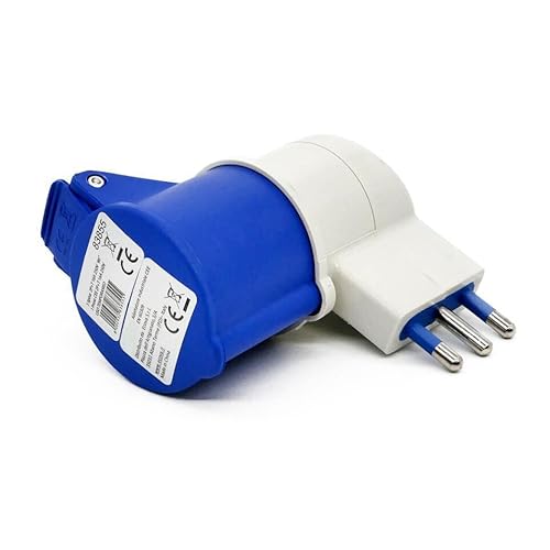 Elektrischer Adapter für Zwei-Stecker 2P+T 10/16A, industrielle Steckdose CEE 16A 250V