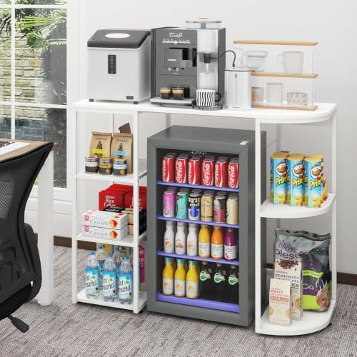 Gabinete de barra de café PUNCIA para microondas y mini nevera de bebidas