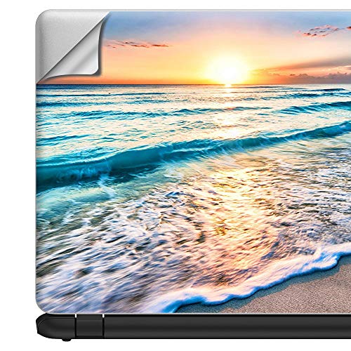 Itsaskin1 15 15.6 Inch Laptop Notebook Skin Vinyl Sticker Cover Decal Fits 13.3" 14" 15.6" 16" Hp Lenovo Apple Mac Dell Compaq Acer - Sunset On Beach #TOP2