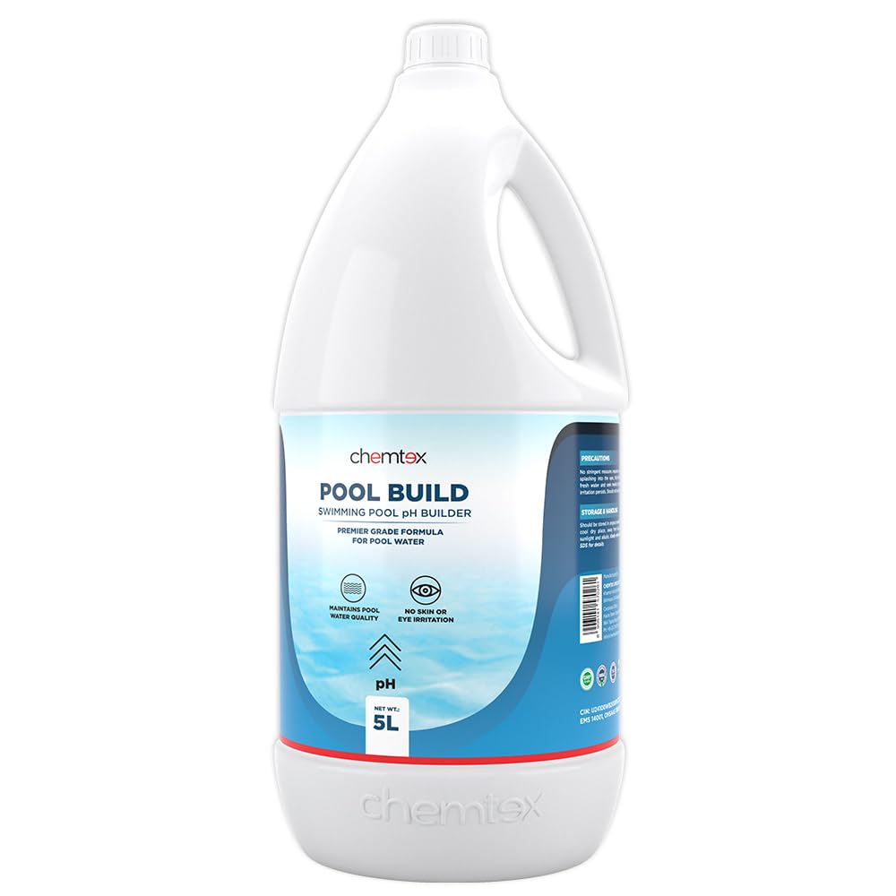 Chemtex Pool Drop | Swimming Pool Water pH Reducer | for use in High Alkaline Pool Water | Maintains pH Level (5L)-picture-26
