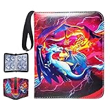 Sammelalbum karten heft, sammelkarten album A4 4Raster 50Seiten 400 Ordner Sammelalbum hüllen pack buch klein sammelmappe sleeves tasche binder