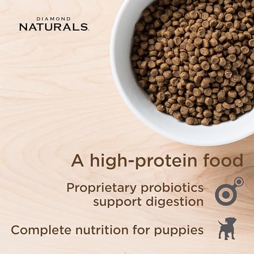 Image of Diamond Naturals Small & Medium Breed Puppy High Protein Chicken & Rice Dry Dog Food 18lb