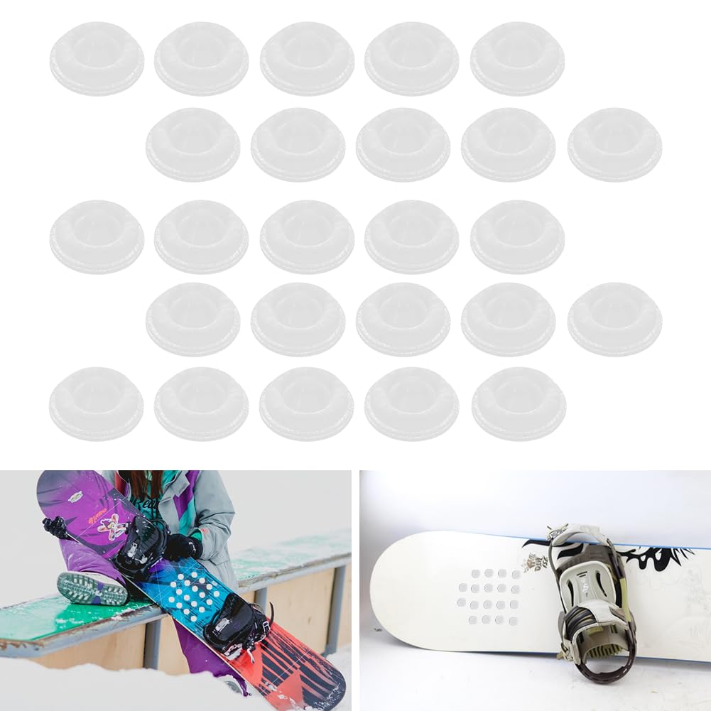 Stomp Pad, Transparent Pad Snowboard Antidérapant, Planches à Neige Grip Pads pour Une Prise Supplémentaire Lors du Snowboard, Accessoires de Ski d’Hiver pour Homme et Femme