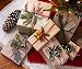 KAHEIGN 25 Hojas Papel De Regalo De Navidad, 75 x 52cm Kraft...