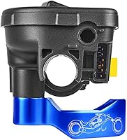 Vista 4 de PUCKY Palanca de control del acelerador de pulgar, de aluminio rojo, compatible con ATV Polaris Sportsman 500 550 570 850 1000 2009-2022