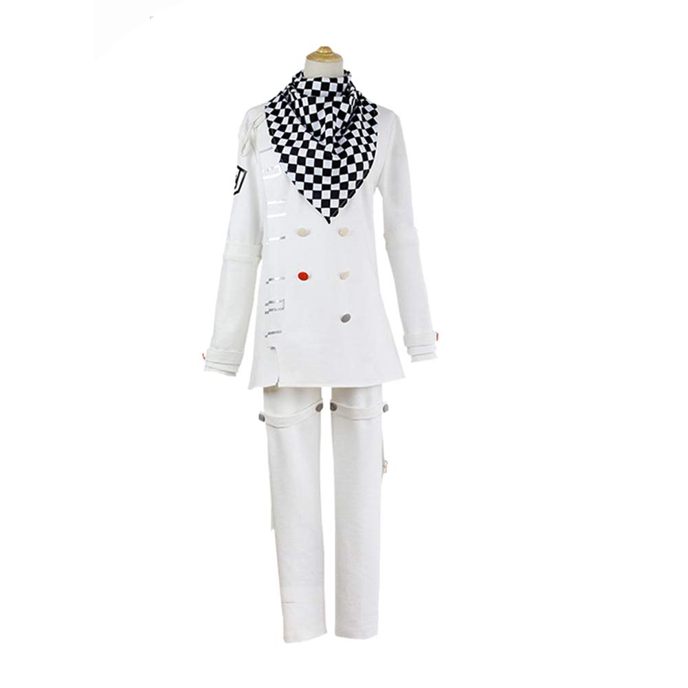 WULAU Danganronpa Ouma Kokichi Cosplay Costume Halloween Carnival Model Cosplay Costume Japanese High School Uniform
