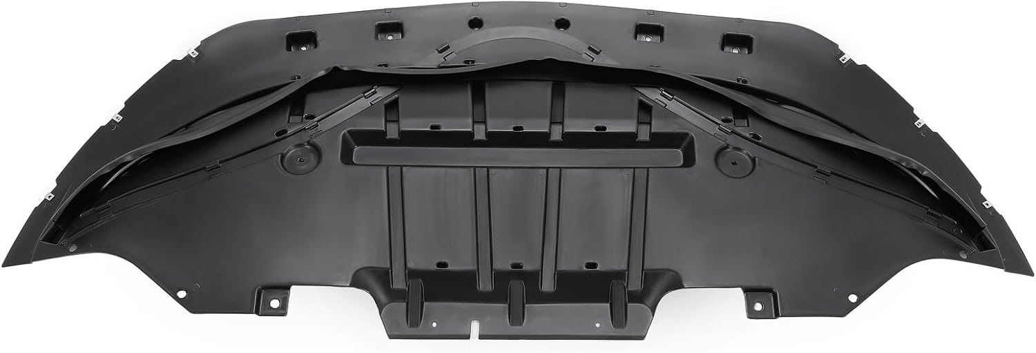 Suitable for Premium Front Engine Splash Shield & Lower Radiator Cover Guard - Durable Plastic Compatible with 2015-2017 Ford Mustang - FO1228144 FR3Z17626B