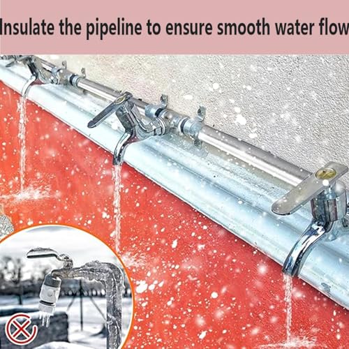Tubo de espuma aislante de 22-219 mm, protección térmica flexible para fontanería de agua caliente y fría, equipo de fitness, calefacción del hogar, 22 mm x 20 mm x 0,95 m