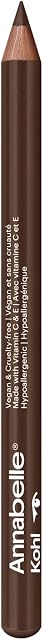 Annabelle Vegan Kohl Eyeliner, Matte Finish, 72 Bark Brown, Intense Colour Payoff, Long-Lasting, Cruelty-Free, Paraben-Free, Silicone-Free, Fragrance-Free, Hypoallergenic, 1.14 g