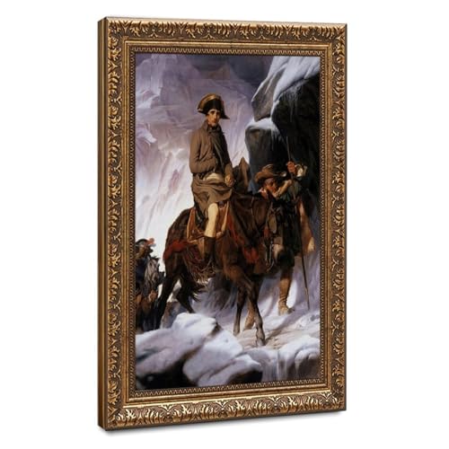 Impression sur toile Napoléon de Delaroche 30x45 cm pour décoration murale