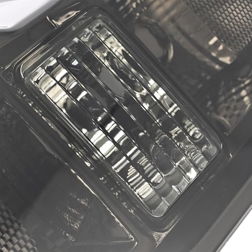 ALMULOO Tail Lights Compatible with 2014-2018 Chevy Chevrolet Silverado 1500 2500HD 3500 HD GMC Sierra 3500 HD Dually Model LH&RH Lamp w/o Bulbs Taillights Black Housing Smoke Lens by ALMULOO - Used condition - Image 4