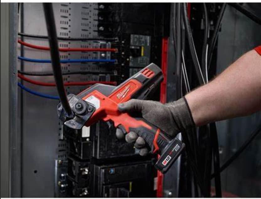 Miniatura 2 de 2 juegos - 48-44-0410 para Milwaukee M12 600 MCM Juego de cuchillas cortadoras de cables, 3 x 2.25 pulgadas x .25 pulgadas