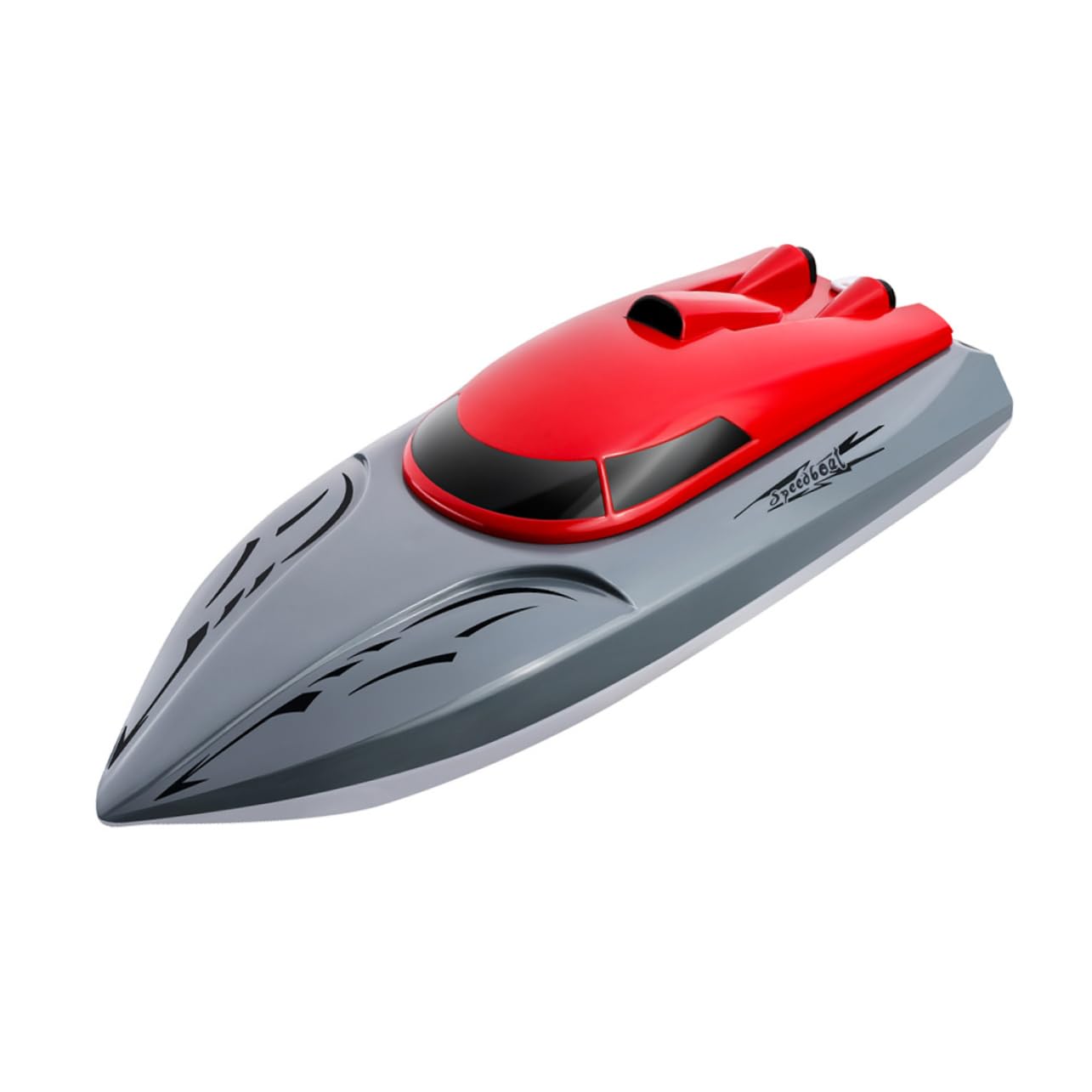 BESTonZON Barco de Piscina Eléctrico Juguete de Barco Control Remoto para Lagos para Velocidad Rápida