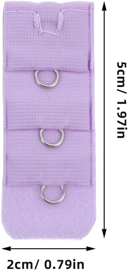 Abaodam Bra Extenders 1 Hook Brassiere Extension Buttons Narrow 3 Row Bra Extender Hook Adjustable Extension Buckle for Women Pregnancy Weight Changes 10 Pack
