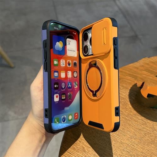 Protection objectif iPhone 13 antichoc noir et coque aimantée avec anneau
