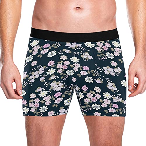 Bóxer para Hombre Calzoncillos Pack de 2 Ropa Interior Elástica Floral 2