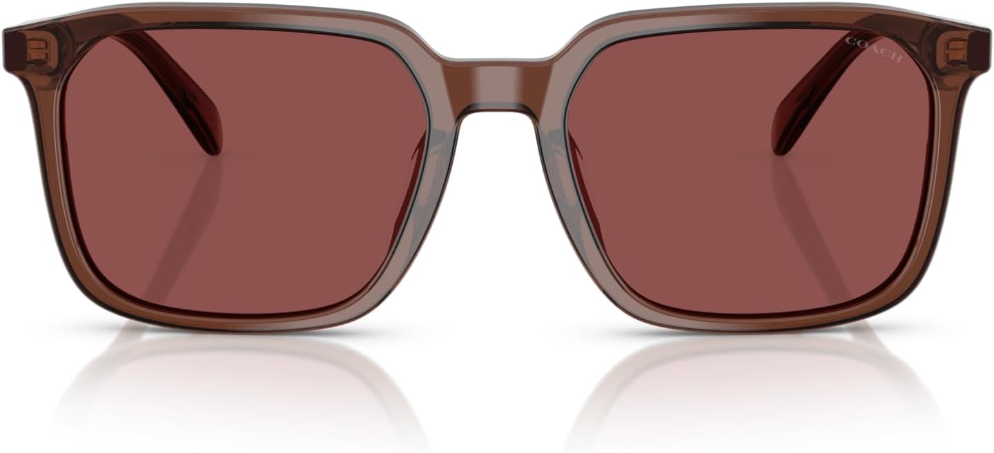COACH mens Hc 8411u Square Sunglasses