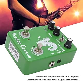 Pédales d’effets, pédale d’effet de guitare Fuzz Green pour jouer - Les Beatles, Paul McCartney, John Lennon, RIngo Starr, George Harrison Pédales d'effets, pédale d'effet de guitare Fuzz Green pour jouer – Image 2