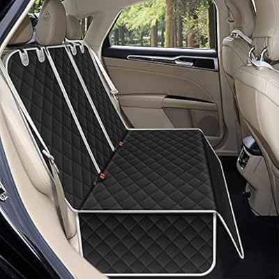✅【Multifunktionale Autositzbezüge für Hunde】 Ahfheim-Autositzbezüge für Hunde aus fünf haltbaren Materialien, 600D Oxford-Stoff + wasserdichte Membran + Baumwolle + Schaumstoff-Styropor-Netz + rutschfeste 210T-Polyesterfaser, wasserdicht, reißfest un...