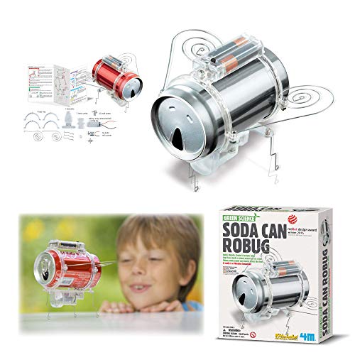 4M - 00-03266 - Kidzlabs Green Science - Robot Insecte en Fer - Blanc