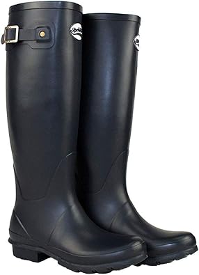 Rockfish Womens/Ladies Tall Standard Matt Wellington 5 US Black
