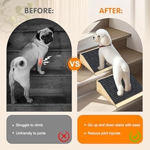 Dogrampforstairsnonslipdogstairslowangledpetrampsforsmalldogsandcatsmediumdogsstepandstairassistforinjuredandolderdogs2pack Urban Country Home Decor Dog ramp for stairs non slip dog stairs low angled pet ramps for small dogs and cats medium dogs step and stair assist for injured and older dogs 2 pack urban country home decor