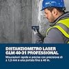 Bosch Professional Distanziometro laser GLM 40-31 (P65, carcassa antiurto, calcoli automatici per lunghezza/superficie/volume, display a colori luminoso, compatibile con batterie agli ioni di litio)