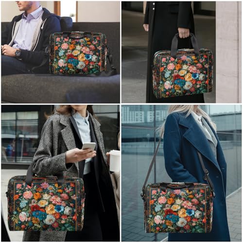 Bolso Maletín Floral para Laptop de 16 pulgadas miniatura 2